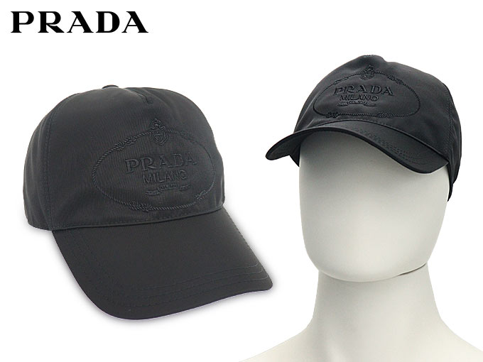 プラダ PRADA アパレル 帽子 1HC179 2DMI ネロ テスート リナイロン Re