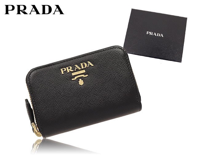 プラダ PRADA 財布 コインケース 1ML039 QWA ネロ サフィアーノ レザー