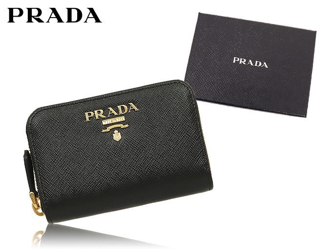 プラダ PRADA 財布 コインケース 1ML040 QWA ネロ サフィアーノ レザー