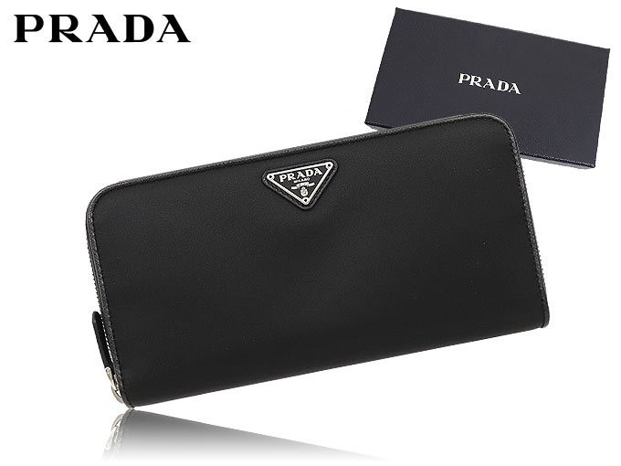 プラダ PRADA 財布 長財布 1ML506 074 ネロ テスート ナイロン