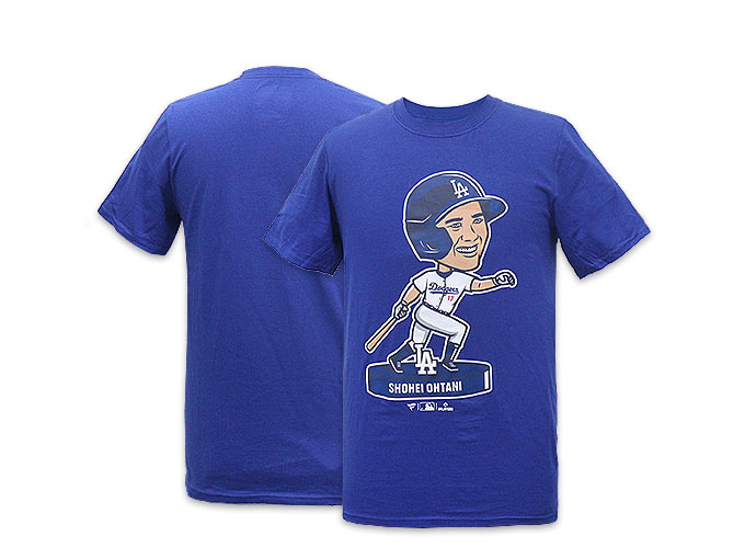 SHOHEI OHTANI 大谷翔平 ベースボール アパレル Ｔシャツ 201076298 ロイヤル Fanatics ロサンゼルス ボブルヘッド デザイン Tシャツ メンズ MLB SHOHEI OHTANI 大谷翔平 ベースボール アパレル Tシャツ