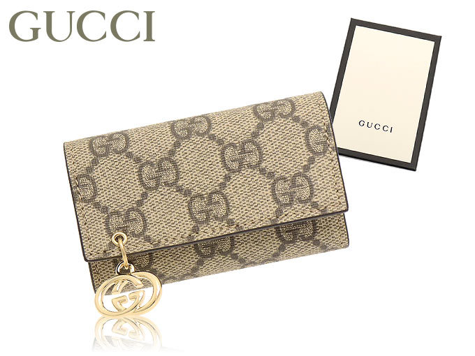 グッチ GUCCI 小物 キーケース 212111 KGDDG ベージュ×ダスティローズ