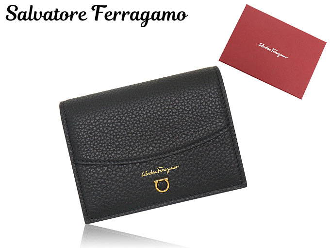 サルヴァトーレ フェラガモ Salvatore Ferragamo 財布 二つ折り財布 22 0260 ネロ ガンチーニ カーフ レザー  バイフォールド コンパクト ウォレット レディース : fe-ko220926-1 : インポートコレクションYR - 通販 -  Yahoo!ショッピング