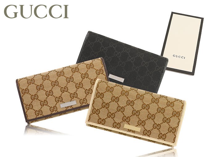 グッチ GUCCI 財布 長財布 244946 KY9IR ベージュ×ダークブラウン GG