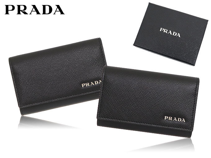 プラダ PRADA 小物 キーケース 2PG002 C5S ネロ サフィアーノ レザー