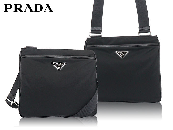 【国内発】プラダ リナイロン 2VH118 2DMH XOO ショルダーバッグ PRADA プラダ ショルダーバッグ ReNylon+SAFFIANO 前ZIP付
