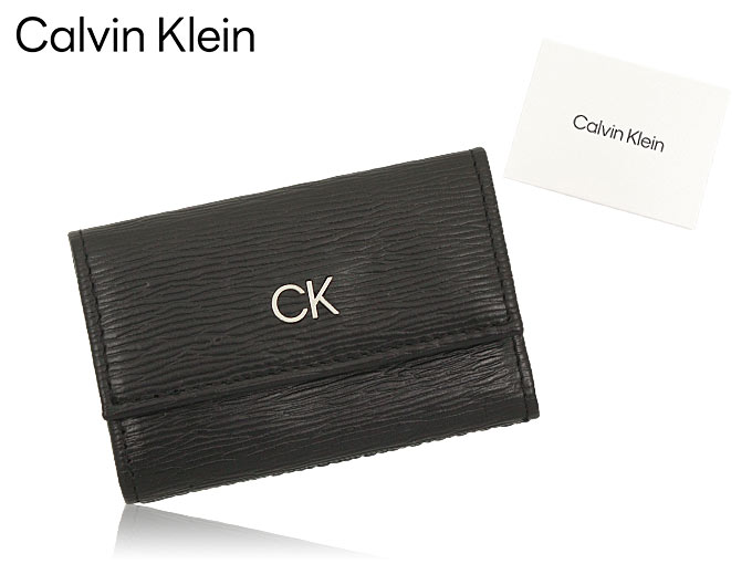 カルバン クライン Calvin Klein 小物 キーケース 31CK170002 ブラック ジェニュイン レザー 6連 キーケース メンズ｜import-collection-yr｜04