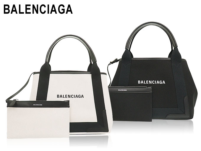 バレンシアガ BALENCIAGA バッグ トートバッグ 339933 2HH3N ナチュラル×ブラック ネイビー カバス ロゴ プリント キャンバス  スモール ポーチ付き レディース : ba-ba211004-6 : インポートコレクションYR - 通販 - Yahoo!ショッピング