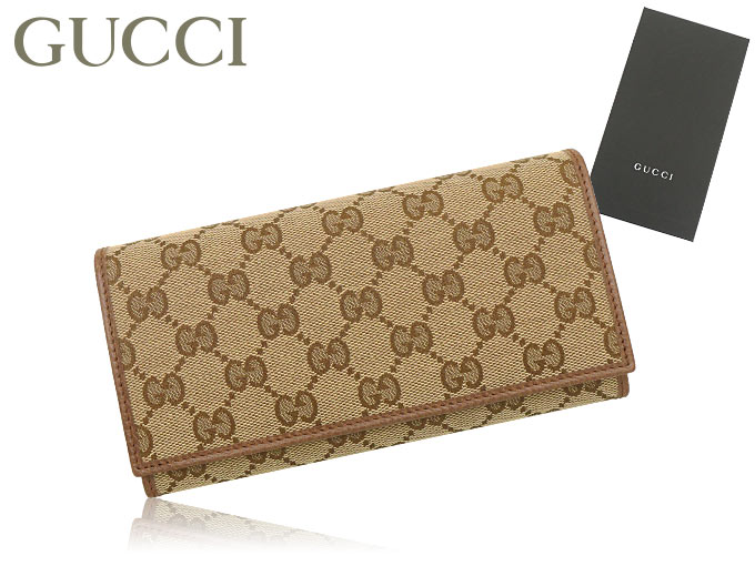 グッチ GUCCI 財布 長財布 346058 KY9LG ベージュ×ブラウン GG