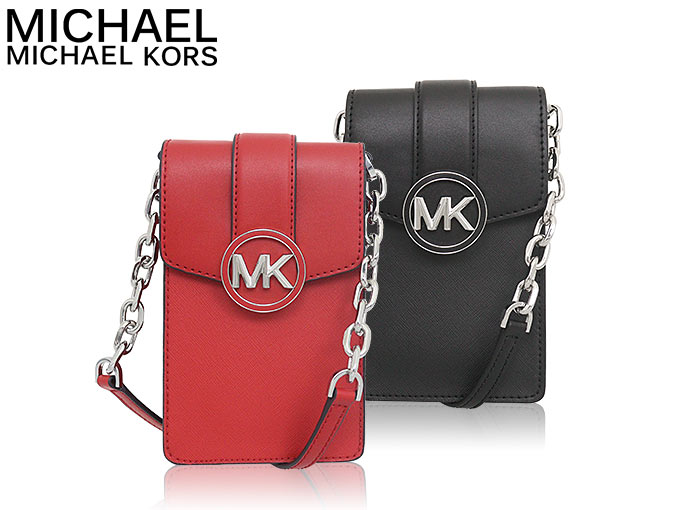 マイケルコース MICHAEL KORS バッグ ショルダーバッグ 35H3SNMC5L ブライトレッド カルメン ノン レザー クロス ...