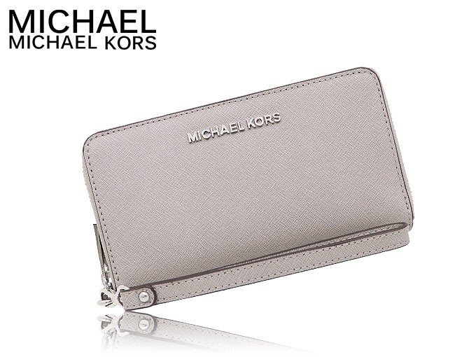 マイケルコース MICHAEL KORS 財布 長財布 35H8STVW6L パールグレー