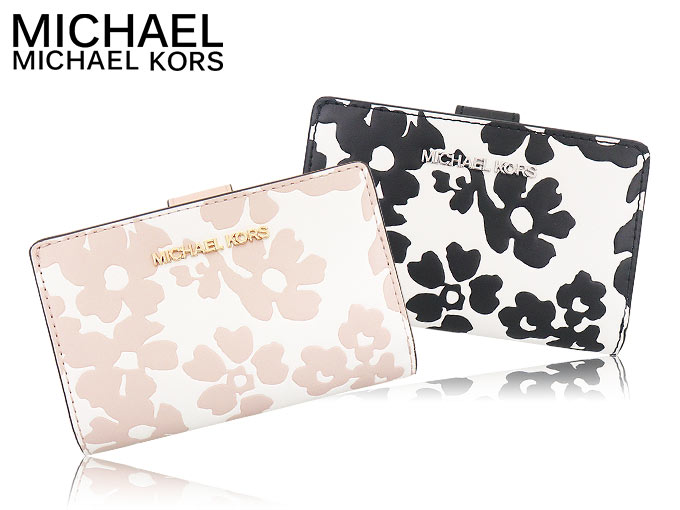 新品未使用MICHAEL KORS フラワープリント 二つ折り財布 MICHAEL KORS フラワープリント 二つ折り財布（公式アウトレット
