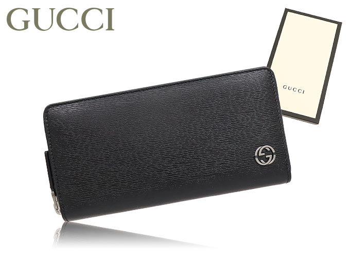  Gucci Chelsea 408801 ARU0N 1000 Long Wallet with Round