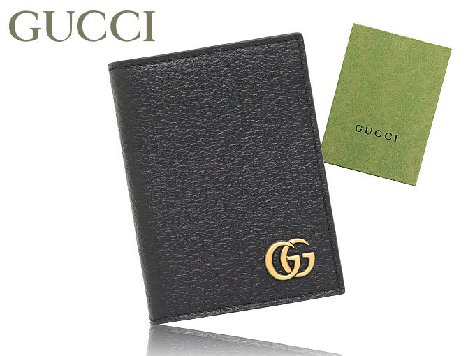 グッチ GUCCI 小物 カードケース 428737 DJ20T ブラック GGマーモント