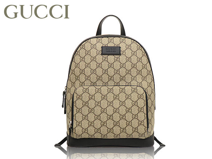 グッチ GUCCI バッグ リュック 429020 KLQAX ベージュ×エボニー