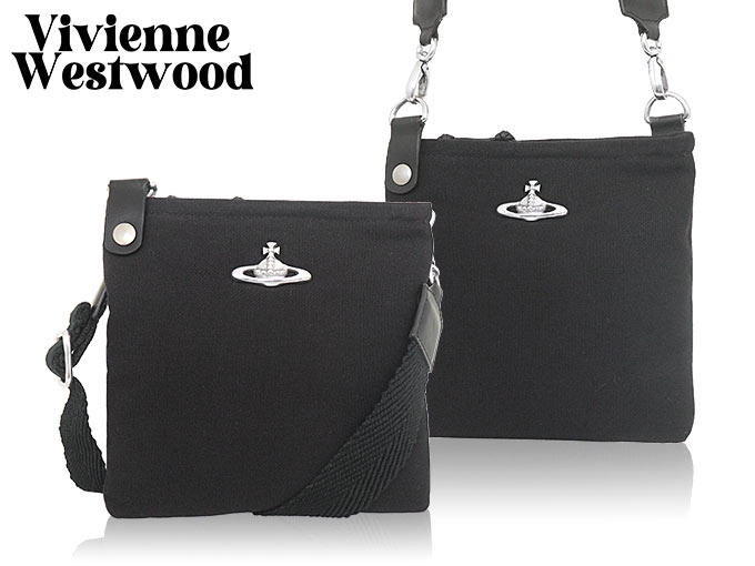 24時間限定ポイント2％】ヴィヴィアン ウエストウッド Vivienne Westwood バッグ ショルダーバッグ 4304006X W00IW  ブラック ジョーンズ コットン キャン : vw-ba230817-1 : インポートコレクションYR - 通販 - Yahoo!ショッピング