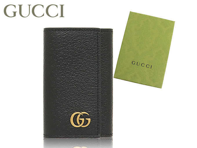 グッチ GUCCI 小物 キーケース 435305 DJ20T ブラック GG マーモント