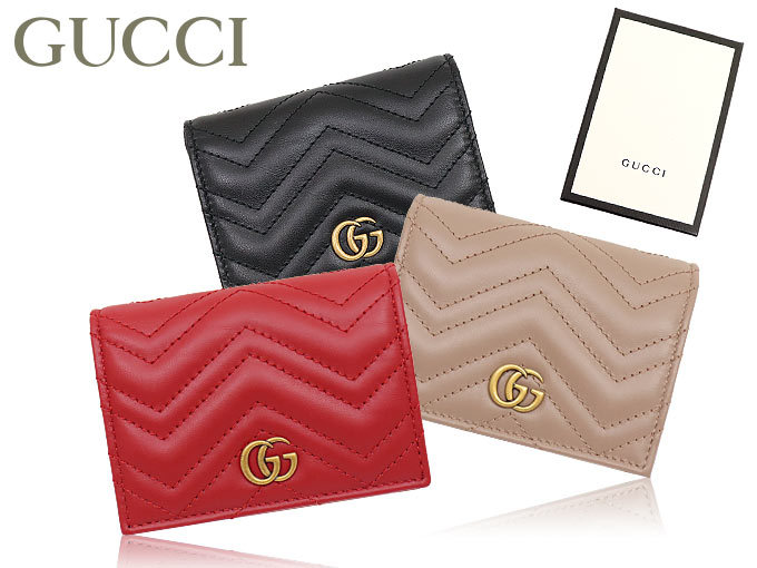GUCCI グッチ 財布 二つ折り財布 466492 DTD1T ブラック GG