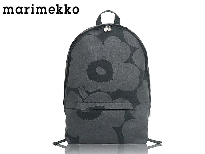 マリメッコ Marimekko バッグ リュック 47583 ブラック×ブラック ENNI