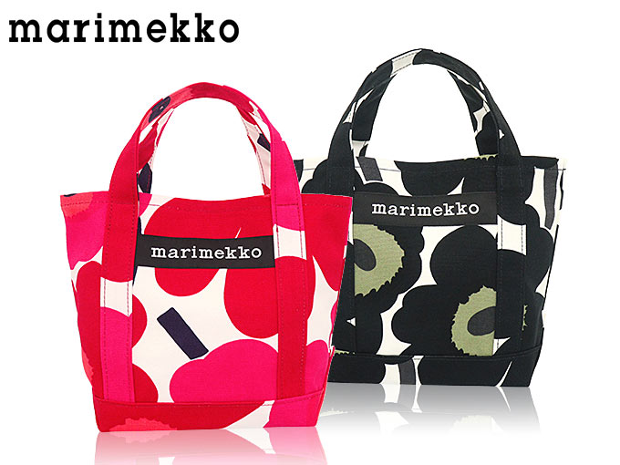 マリメッコ Marimekko バッグ トートバッグ 48294 ホワイト×ブラックオリーブ PIENI UNIKKO SEIDI ピエニ ウニッコ セイディ キャンバス レディース｜import-collection-yr｜04