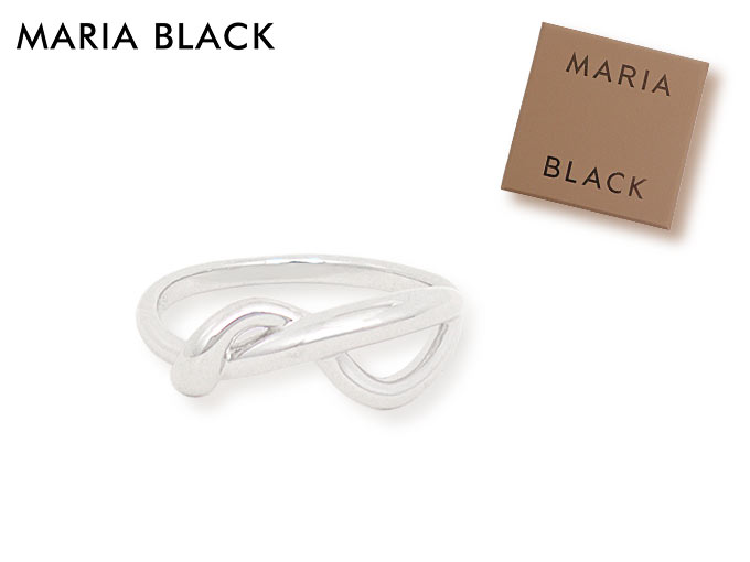 マリア ブラック MARIA BLACK アクセサリー 指輪 500446AG 0001 シルバー ツイステッド ディシーバー リング 52 54 サイズ レディース｜import-collection-yr｜03