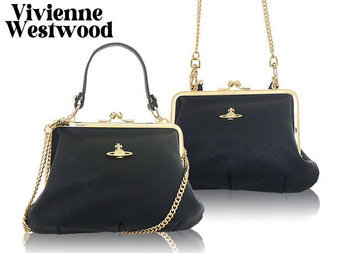 ヴィヴィアン ウエストウッド Vivienne Westwood バッグ ショルダーバッグ 52020003 L001N ブラック グラニー  サフィアーノ レザー フレーム パース レディース : vw-ba230817-2 : インポートコレクションYR - 通販 -  Yahoo!ショッピング