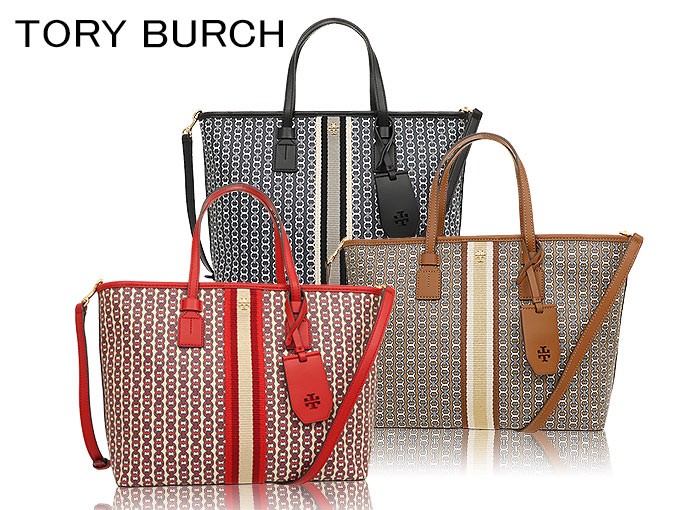 トリーバーチ TORY BURCH バッグ トートバッグ 53304 ブラックジェミニ 