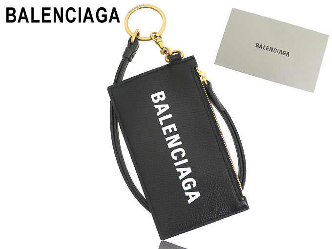 BALENCIAGA バレンシアガ キャッシュカードケース・オン・キーリング-