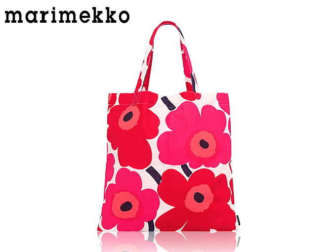 マリメッコ Marimekko バッグ トートバッグ 67572 ホワイト×レッド PIENI UNIKKO ピエニ ウニッコ ファブリック トートバッグ レディース｜import-collection-yr｜04