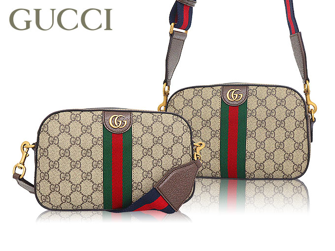 【24時間限定ポイント2％】グッチ GUCCI バッグ ショルダーバッグ 752591 FACFW ベージュ×エボニー オフィディア GG スプリーム ストライプ スモール クロスボ｜import-collection-yr｜04