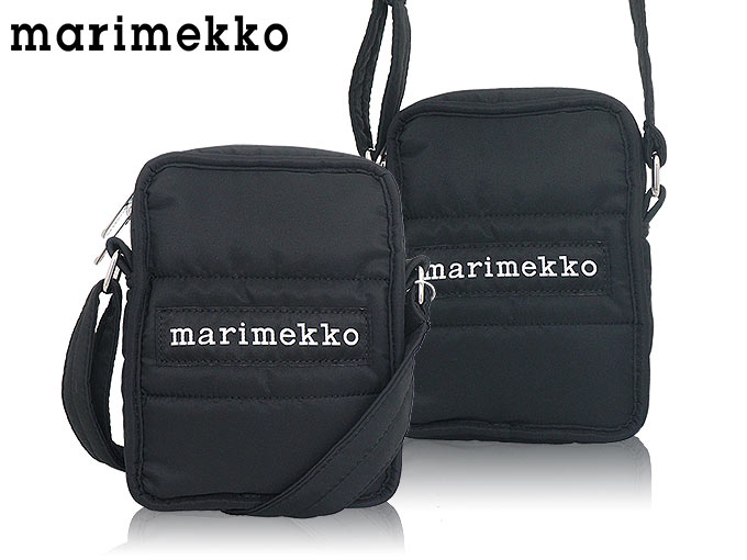 マリメッコ Marimekko バッグ ショルダーバッグ 90805 ブラック LEIMEA レイメア キルティング ショルダーバッグ レディース｜import-collection-yr｜04
