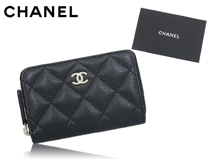 シャネル CHANEL 財布 コインケース AP0216 Y01588 ブラック 