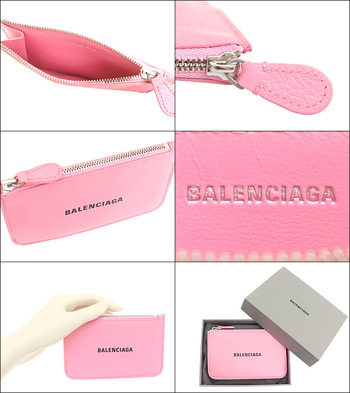 バレンシアガ BALENCIAGA 小物 カードケース 637130 1IZI3 ローズ ...