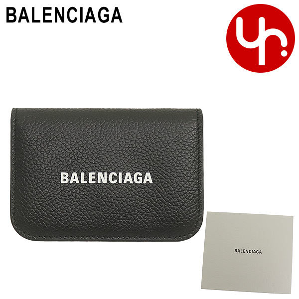 バレンシアガ BALENCIAGA 財布 三つ折り財布 593813 1IZIM ブラック×ホワイト キャッシュ ロゴ プリント レザー ミニ  ウォレット メンズ レディース : ba-ko211004-2 : インポートコレクションYR - 通販 - Yahoo!ショッピング