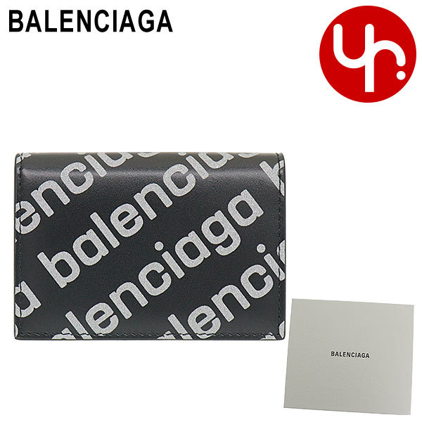 パーティを彩るご馳走や キャッシュ ブラック ホワイト 23v73 三つ折り財布 財布 Balenciaga バレンシアガ ロゴ レディース ウォレット トライフォールド レザー スムース 三つ折り財布 翌日配達 あすつく をご希望の場合 あすつく 詳細ページを確認しました