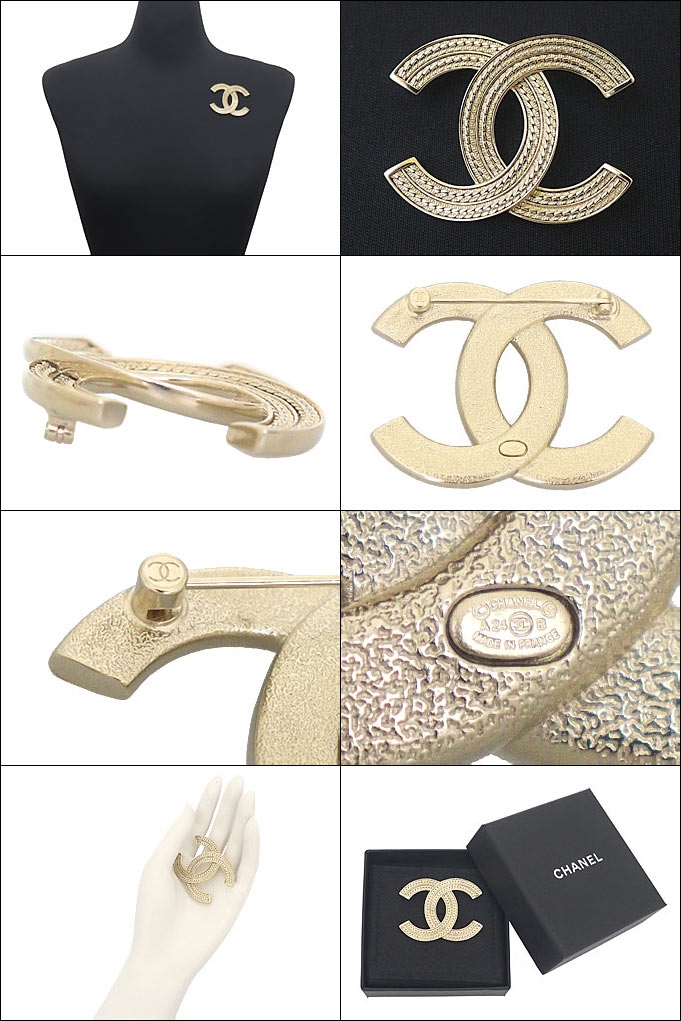 CHANEL シャネル アクセサリー ブローチ ABE263 B18058 ゴールド