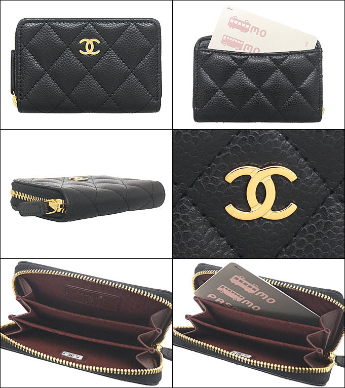 CHANEL シャネル 財布 コインケース AP0216 Y01864 ブラック
