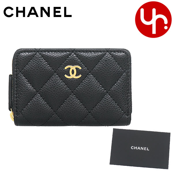 CHANEL - 値下げ！新品未使用 シャネル 財布 キャビア ロゴ 25A