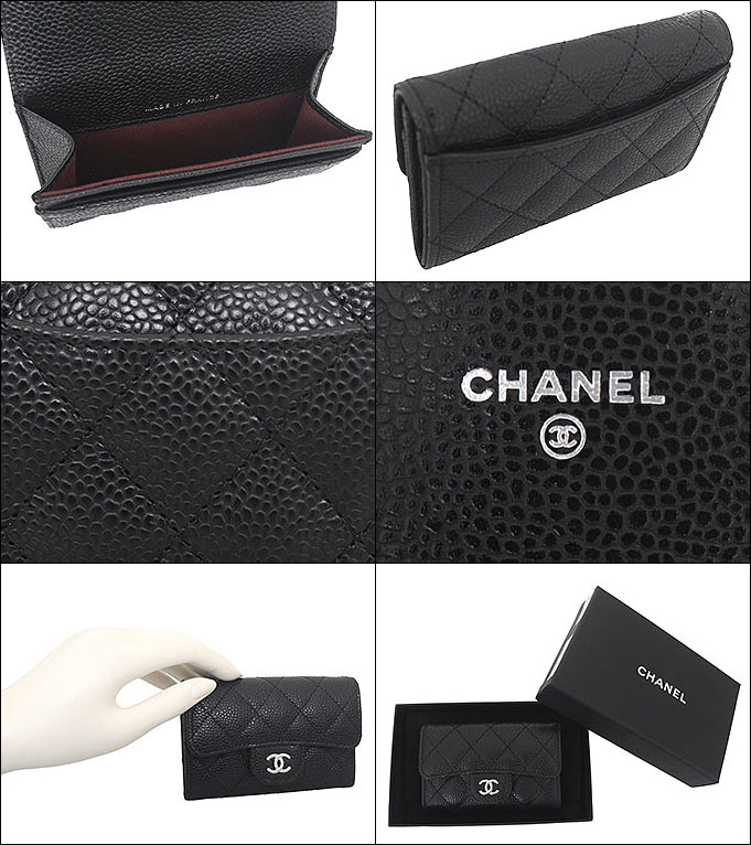 シャネル CHANEL 小物 カードケース AP0214 Y01588 ブラック マトラッセ キャビアスキン CCマーク ココマーク クラシック コインケース カードケース レディース | CHANEL | 02