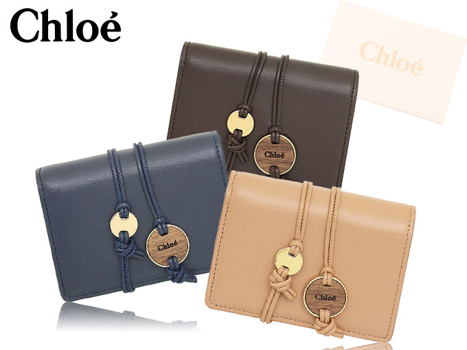 クロエ chloe 財布 二つ折り財布 CHC22AP332 I10 ライトタン MALOU