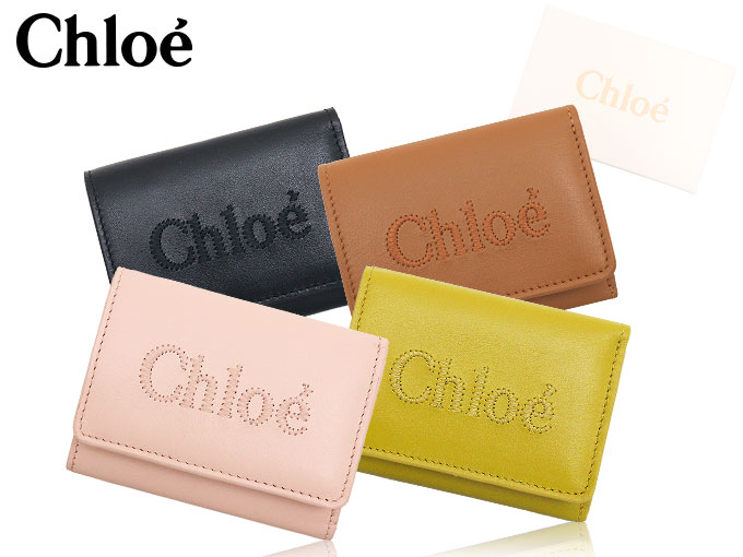 Chloe クロエ chloe 財布 三つ折り財布 CHC23AP875 I10 キャラメル  