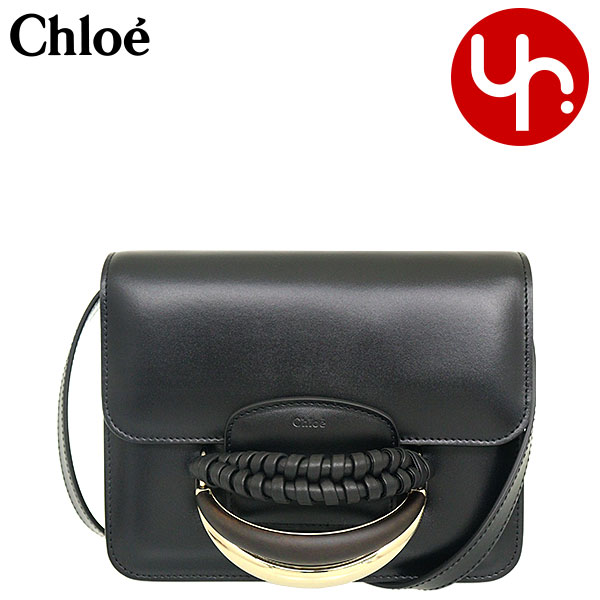 クロエ chloe バッグ ショルダーバッグ CHC22US500 H27 ブラック KATTIE ケイティ シャイニー カーフスキン スモール クロスボディー バッグ レディース｜import-collection-yr