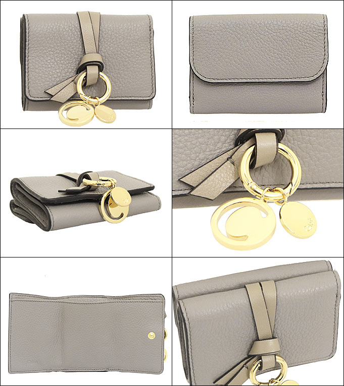 インポートコレクションYR]クロエ chloe 財布 長財布 CHC17AP946 H9Q<br> CHC21WP946 F57 ALPHABET  アルファベット レザー ミニ トリフォールド ウォレット ブティック レディース[Yahoo!ショッピング]