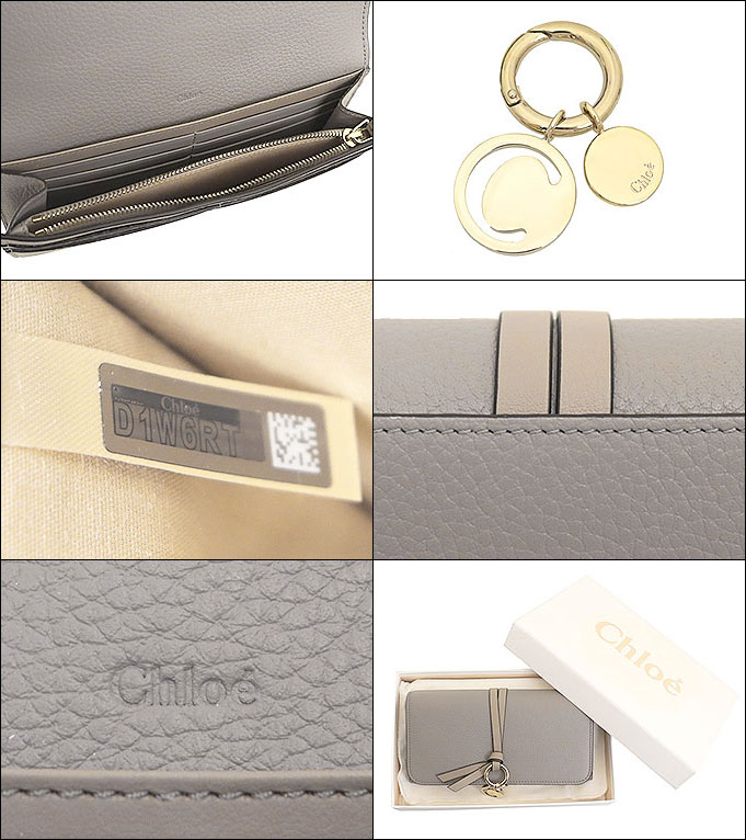 Chloe クロエ chloe 財布 長財布 CHC21WP942 F57 カシミアグレー