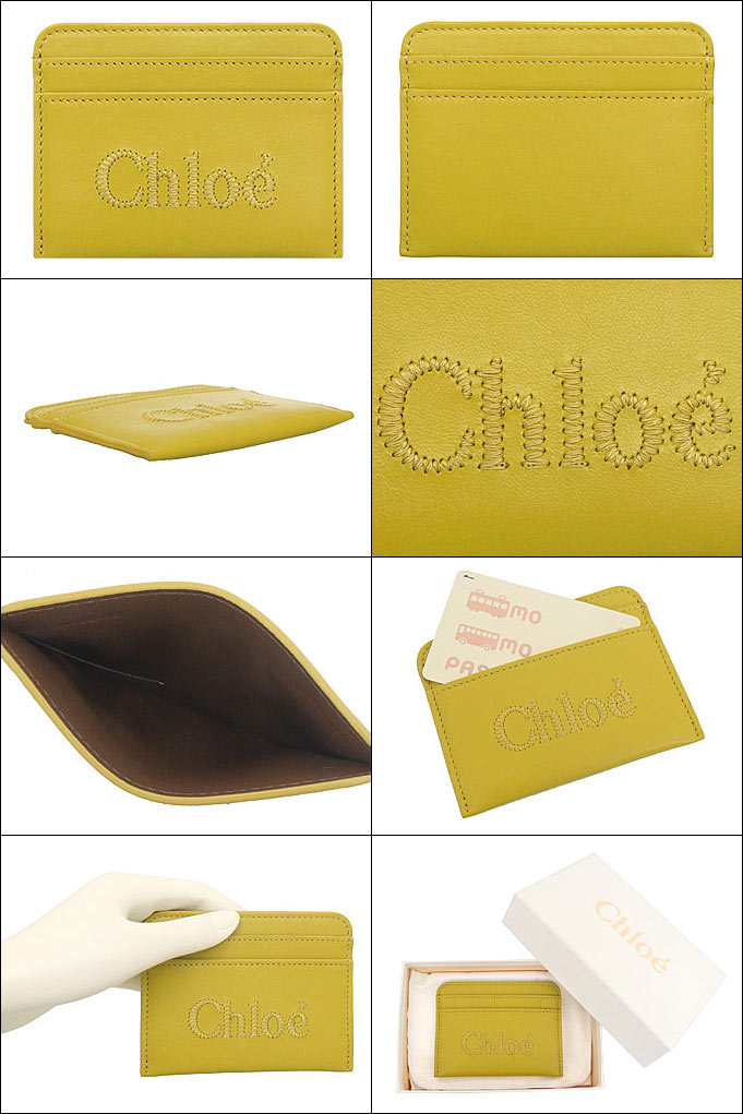 ◆Chloe◆ センス シャイニー カードケース CHC23SP868I10 001 ◇Chloe◇ センス シャイニー カードケース CHC23SP868I10 001
