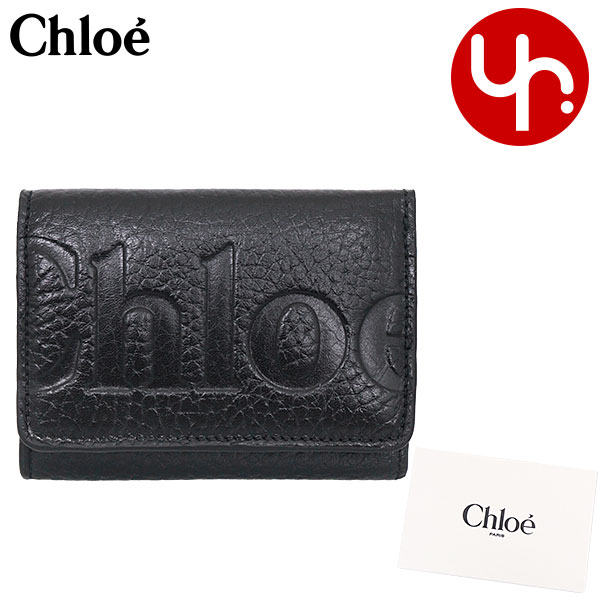 48時間限定ポイント2％】クロエ chloe 財布 三つ折り財布 CHC24WP452 O21 ブラック レザー ミニ トリフォールド ウォレット  レディース : chl-ko241101-5 : インポートコレクションYR - 通販 - Yahoo!ショッピング