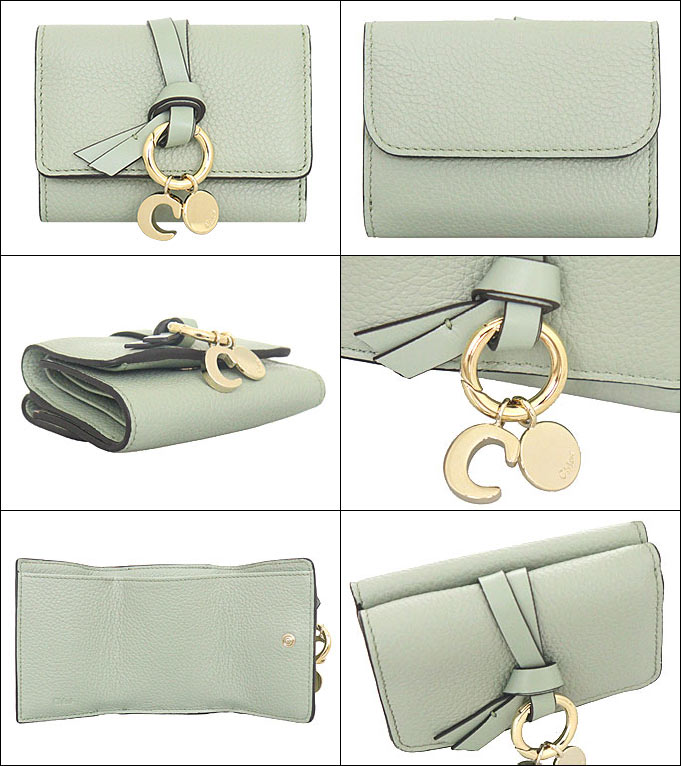 Chloe クロエ 折財布 レディース ALPHABET ミニ トリフォールド