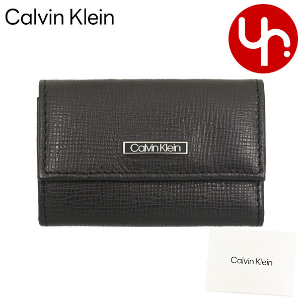 カルバン クライン Calvin Klein 小物 キーケース 31CK170003 ブラック ジェニュイン レザー 6連 キーケース メンズ｜import-collection-yr