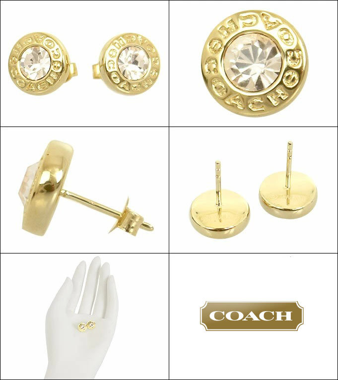 COACH コーチ アクセサリー ピアス F54516 ゴールド オープン