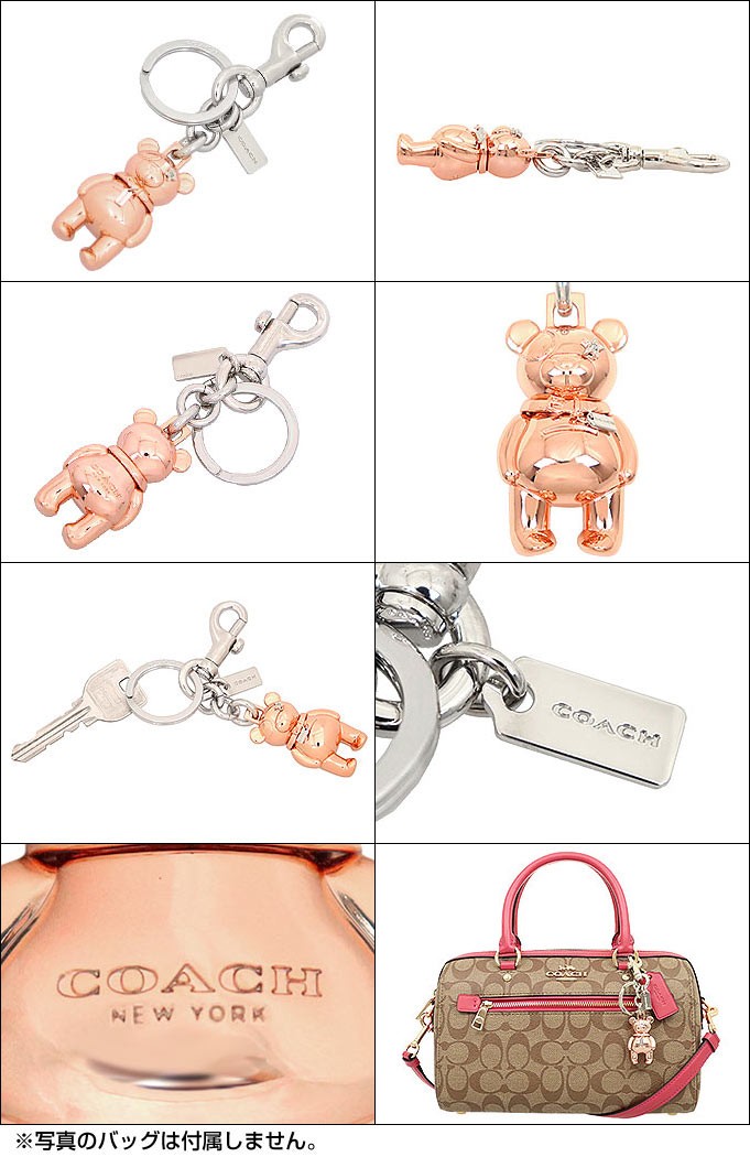 COACH コーチ アクセサリー キーホルダー F87166 ローズゴールド